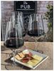 LeadingWare Plastic Wine Glasses Set of 4 (19oz), BPA Free Tritan Lexington Wine Glass Set, Unbreakable Red Wine Glasses, White Wine Glasses